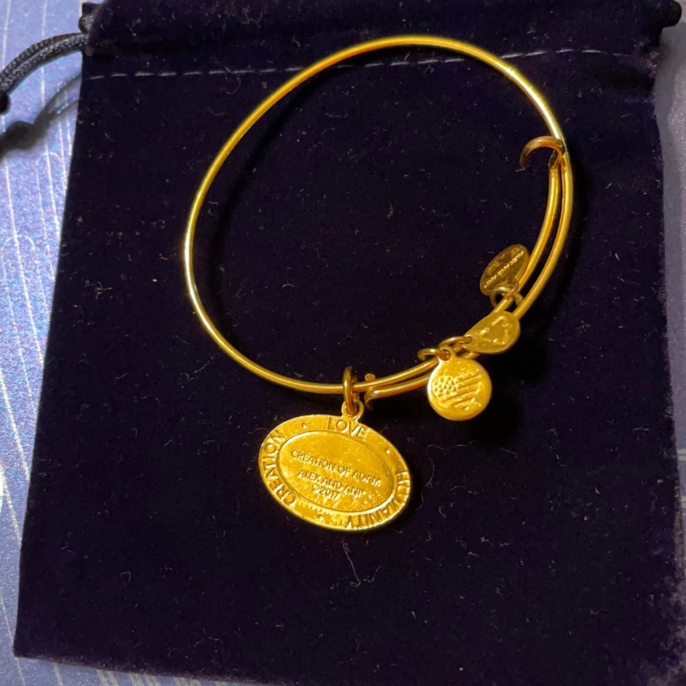 Alex and Ani Love creation bracelet.